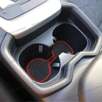 Auto non-slip dvere Mat Slot pre Toyota RAV4 2019 2020 2021 2022 XA50 RAV 4 Príslušenstvo Pohár operadlo koberec auto príslušenstvo
