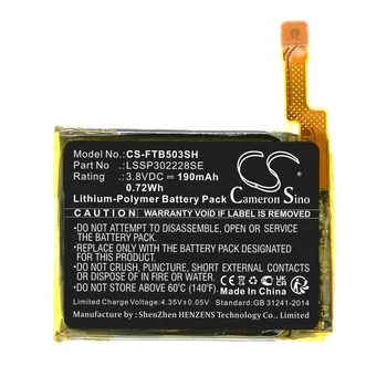 Cameron Čínsko 190mAh Batérie Pre Fitbit Iónové FB503 LSSP302228SE