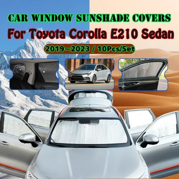 Celkoveho Slnečníky Na Toyota Corolla E210 Sedan 2019~2021 2023 Auto Príslušenstvo Na Ochranu Pred Slnkom Windshields Bočné Okno Clonu