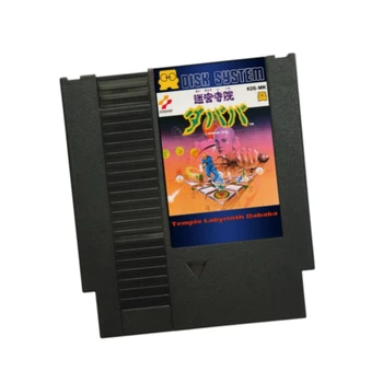 Chrám Labyrint Dababa angličtina ( FIN.STRED Emulované ) Hra Kazety pre Konzoly NES 72Pins Video Hra Karty