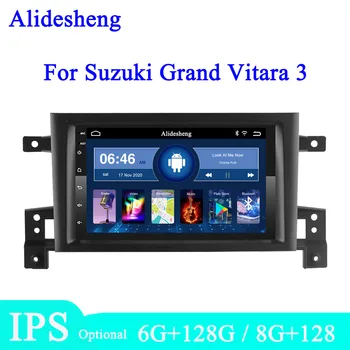7 inche 4G+64 G WiFi, bluetooth Auto android Rádio Multimediálne pre suzuki grand vitara 2005-2015 GPS navigácie Žiadne DVD