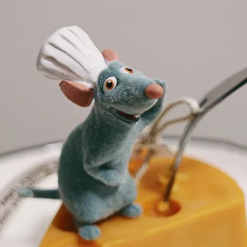 Disney Kresleného Filmu Ratatouille Remy Akcie Obrázok Hračky Hrnuli Realisticky Remy Akcie Obrázok Bábiky Zber Model Vtip Darček