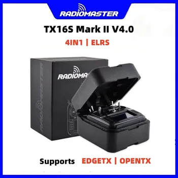 RadioMaster TX16S Mark II V4.0 Hala Gimbal 4IN1 ELRS Rádio Radič Podporu EdgeTX/OpenTX Vstavaný Duálny Reproduktory pre RC Drone