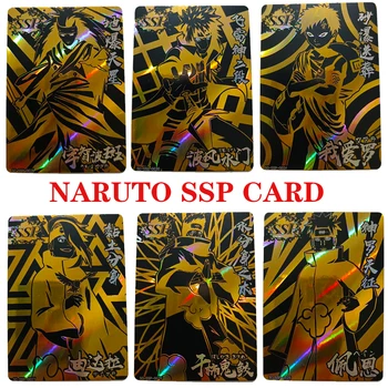 NARUTO Gaara Uchiha Madara Zber skryté SSP black gold card Anime obrázok hry zbierky karty dieťa Hračku Darček k Narodeninám