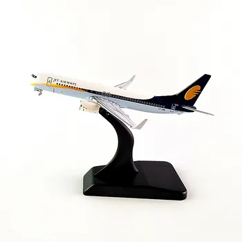 10 Cm 1/400 Boeing 737-800 Jet Airways Zliatiny Simulácia Modelu Lietadla Hotový Výrobok Kolekcie Dekorácie, Darčeky