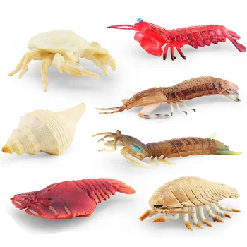 Sea Life Zvieratá Model Squilla Isopod Akčné Figúrky Figúrky Tichom Morské Akvárium Miniatúrne Vzdelávania Hračky