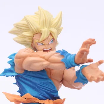 Super Bojovník Dragon Ball Z Obrázku Goku Super Saiyan Bitka Ver. PVC Akcie Obrázok DBZ Goku Rázové Vlny Vegeta Boj Model Hračka