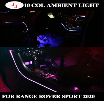 Vhodné pre Range Rover sport 2020 Atmosféru Svetla Auto led Okolitého Svetla 10 Farieb Auto Dekorácie Okolia Lampa