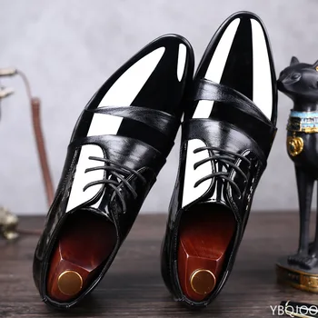 Muži Šaty Topánky Mužov Formálne Topánky Kožené Luxusné Módne Nevesty Svadobné Topánky Mužov Oxford Topánky Šaty Plus Veľkosti 38-48