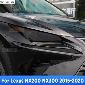 Auto Svetlometu bezpečnosti Čierny Ochranný Film Kryt zadné svetlo TPU lepidlo film Nálepky Accessore Pre Lexus Nx300 prijímac nx200 2015-2020