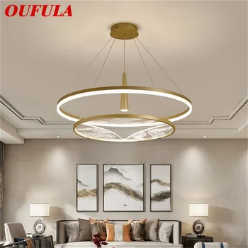 OUFULA Prívesok Svetlá LED Zariadenie Moderné Luxusné Dekorácie Pre Domov Obývacia Jedáleň