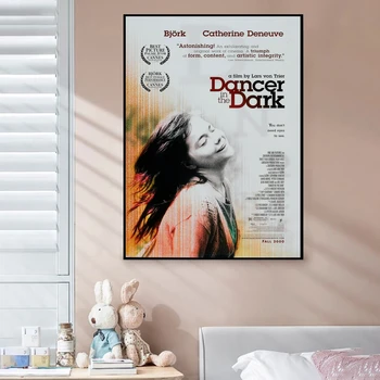 Tanečnica V Tme Film Kryt Plagát Art Print Plátno, Maľovanie Obrazov Na Stenu Obývacia Izba Domova (Bez Rámu)