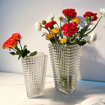 Šumivé Sklenené Vázy Domov Obývacia Izba Dekorácie Hydroponics Kvet Usporiadanie Pracovnej Plochy Dekorácie Umenie Vázy Svadobné Dekor Dary