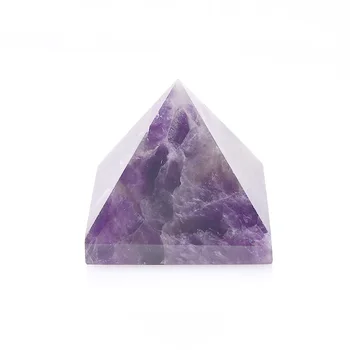 Prírodný Krištáľ Pyramídy Quartz Ametyst Reiki Liečenie Kameň Čakier Reiki Meditácie Crystal Bod Domova Remesiel Z Kameňa