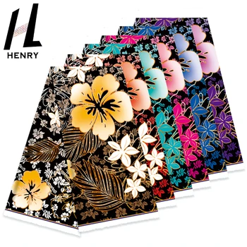 Henry Veľký Kvetinový Vzor, Dizajn Bohato Farebné Botanická Kvetinový Vytlačené Saténovým Tkaniny Na Odevné