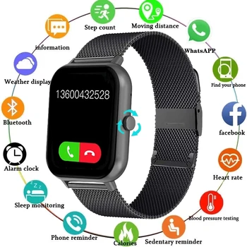 2023 Nové Bluetooth Hovor Smart Hodinky Muži Ženy Spánku Srdcovej Frekvencie, Krvného Tlaku Šport Smart Hodiny Módne Dámy Smartwatch Žena