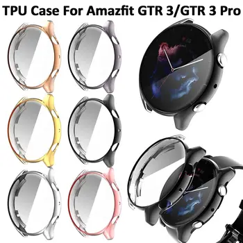Nové TPU Full Screen Protector Prípade Amazfit GTR3 GTR 3 Pro Kryt Okraji Shell Ochranný Nárazník Shell Smart Hodinky, Príslušenstvo