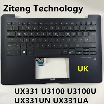 UK podsvietenia Klávesnice Notebooku C Kryt pre Asus ZenBook U3100 U3100U UX331U UX331UN UX331UA UX331 UK Layout