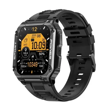 Smart Hodinky NX6 Bluetooth Hovor Kompas 1.9 Palcový Veľký Displej Srdcovej frekvencie Šport Monitorovanie Zdravia Mužov Fitness Tracker Smartwatch