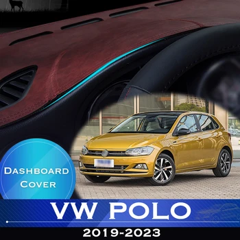 Pre Volkswagen VW POLO MK6 2019-2023 Auto Tabuli Vyhnúť Light Pad Nástroj Platformu Stôl Kryt Kožené protišmyková Podložka