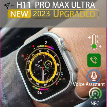 2023 H11 Ultra Plus+ Upgrade Smart Hodinky Mužov Ultra Série 8 49 mm 2.1
