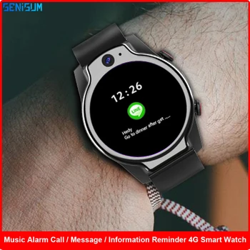 IP68 Potápanie Smart Hodinky Mužov Dual 13MP Fotoaparát 4G Android Smartwatch GPS SIM Karty Android10 OS 4GB+64GB Telefón Sledovať reloj hombre