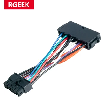 RGEEK 10 cm Napájací Kábel Kábel 18AWG Drôt ATX 24 pin-14 kolíkový Adaptér Kábel pre Lenovo, IBM, Dell Q77 B75 A75 Q75 Doska