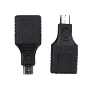300pcs Mini USB 5Pin Samec na USB2.0 Ženské Converter Konektor na Synchronizáciu Údajov OTG Adaptér pre Auto, MP3, MP4, Tablety, Telefóny, U-Disk