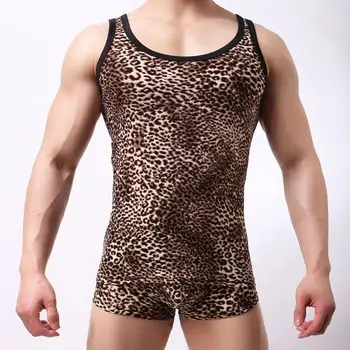 2023 Lete Nové Kolo Krku Leopard Tesný Topy pánske Módne kórejský Pružná Priedušná Všetky vaše Pohodlné T-shirt