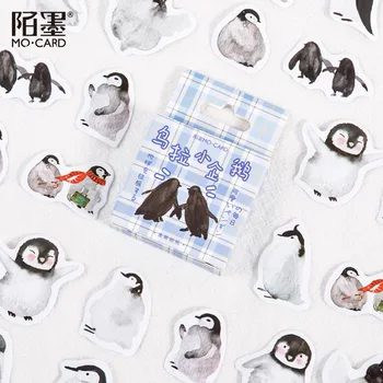 30 box/veľa Kawaii Penguin Washi Nálepky Roztomilý Scrapbooking DIY Denník Dekoratívne Tesnenie Nálepky Album Stick Štítok