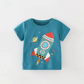 2023 Nové tričká Pre Chlapca, detské Letné Tees Rocket Vzor