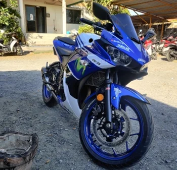 Nový Motocykel, ABS Horské Kit vhodný Pre YAMAHA YZF-R3 R25 2014 2015 2016 2017 2018 R3 YZF Karosériou Shell Nastaviť Vlastné Modrá