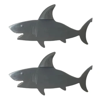 2 ks Shark Tvarované Deti Zábavné Pre Študentov Školy Čítanie Záložku Odolné 3D Stereo Jednoduché Použitie Darček Dospelých Papiernictvo Prenosné