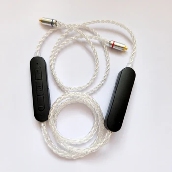 Ace Premium Kábel Bluetooth 8-strand Upgrade Strieborné Pozlátené Qualcomm 5171 Čip LDAC Lossless APTX-HD Vytrvalosť 50H