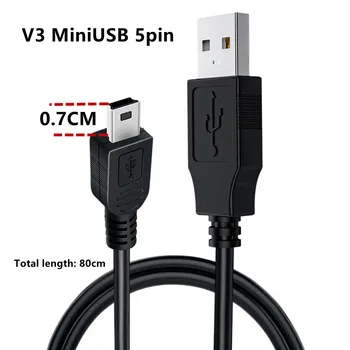 Mini USB Kábel Do USB Rýchly Dátový Kábel Nabíjačky Mobilné telefóny, Príslušenstvo pre MP3, MP4 Prehrávač Car DVR GPS Digitálny Fotoaparát HDD Kábel