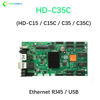 HD-C36C USB + Ethernet Asynchrónne radič farebný Video LED displej ovládanie karty 10xhub75e port, hd-c35c