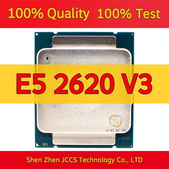 Použité Pôvodné Xeon E5 2620 V3 LGA 2011-3 CPU Procesor SR207 2,4 Ghz 6 Core 85W E5 2620V3 Podporu X99 Doske Xeon V3