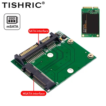 TISHRIC M. 2 MSATA SSD Na SATA 2.5 Adaptér Modul Rada M2 Mini PCI SSD Converter Stúpačky Karty Až Do 6Gps Pridať Na Kartu Pre PC, Notebook