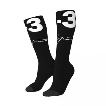 Dlhé Ponožky Yohji Yamamoto Black 3Y Produkt pre Ţeny Muţi Flexibilné Teľa Dlhé Ponožky Všetkých ročných Obdobiach Malé Darčeky